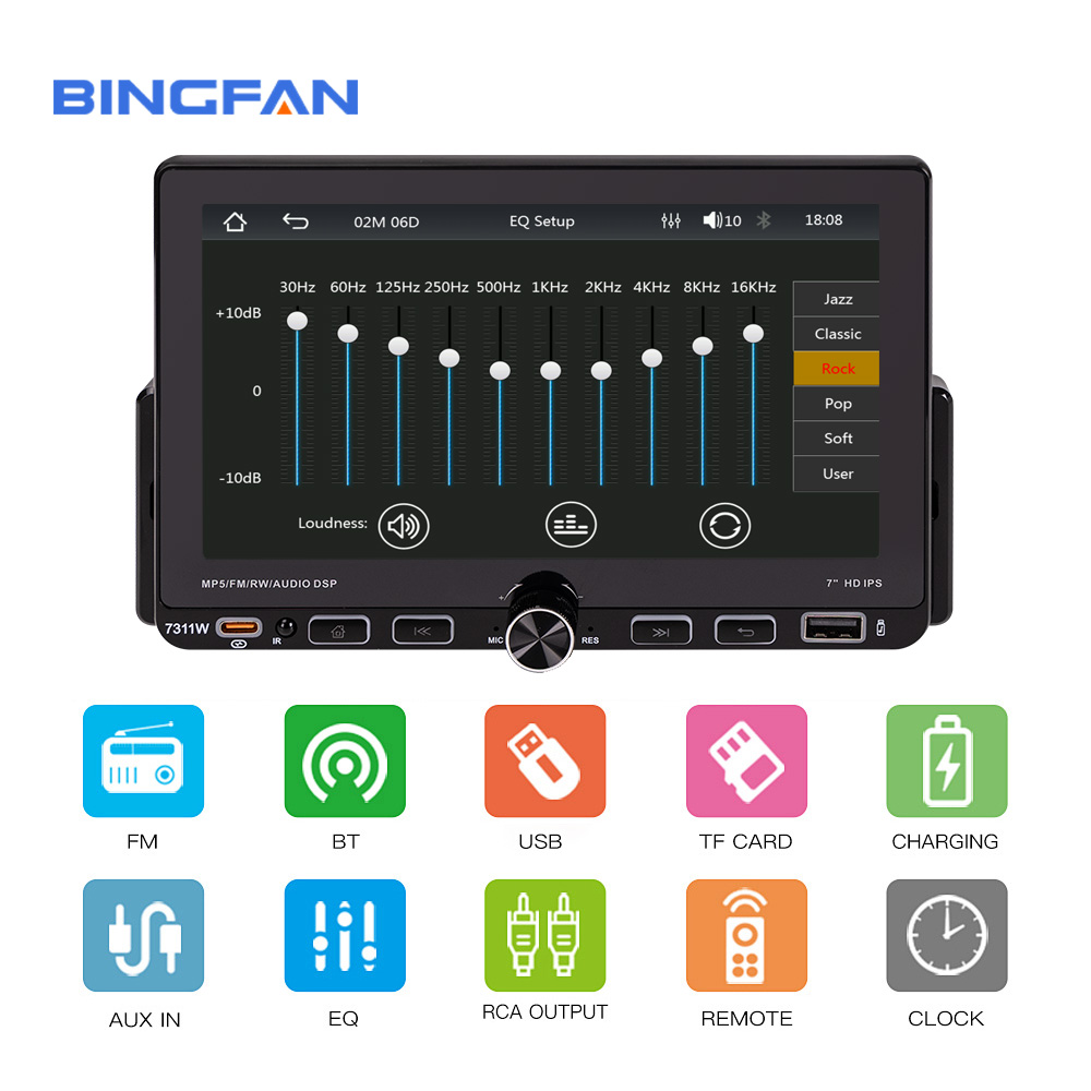 1 Din Universal Wireless Carpl - Trail Camera Infrared 评论和价格