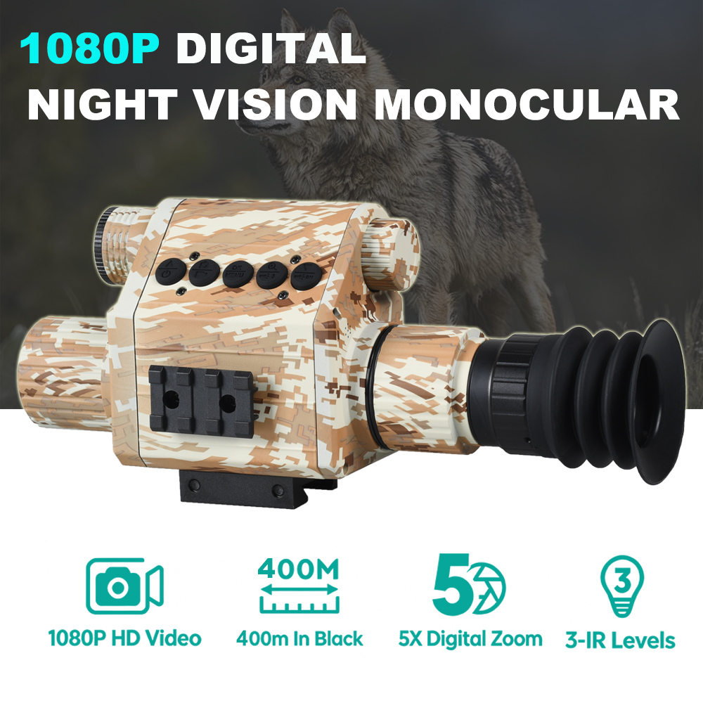 Hunting Night Vision Scope 50m - Trail Camera Infrared 评论和价格
