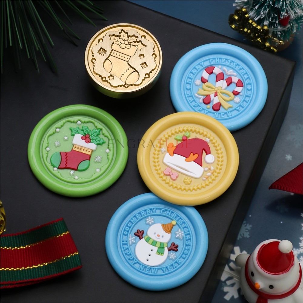 Xmas Wax Seal Stamp Bell Elk S - Elk Bugle Call 评论和价格