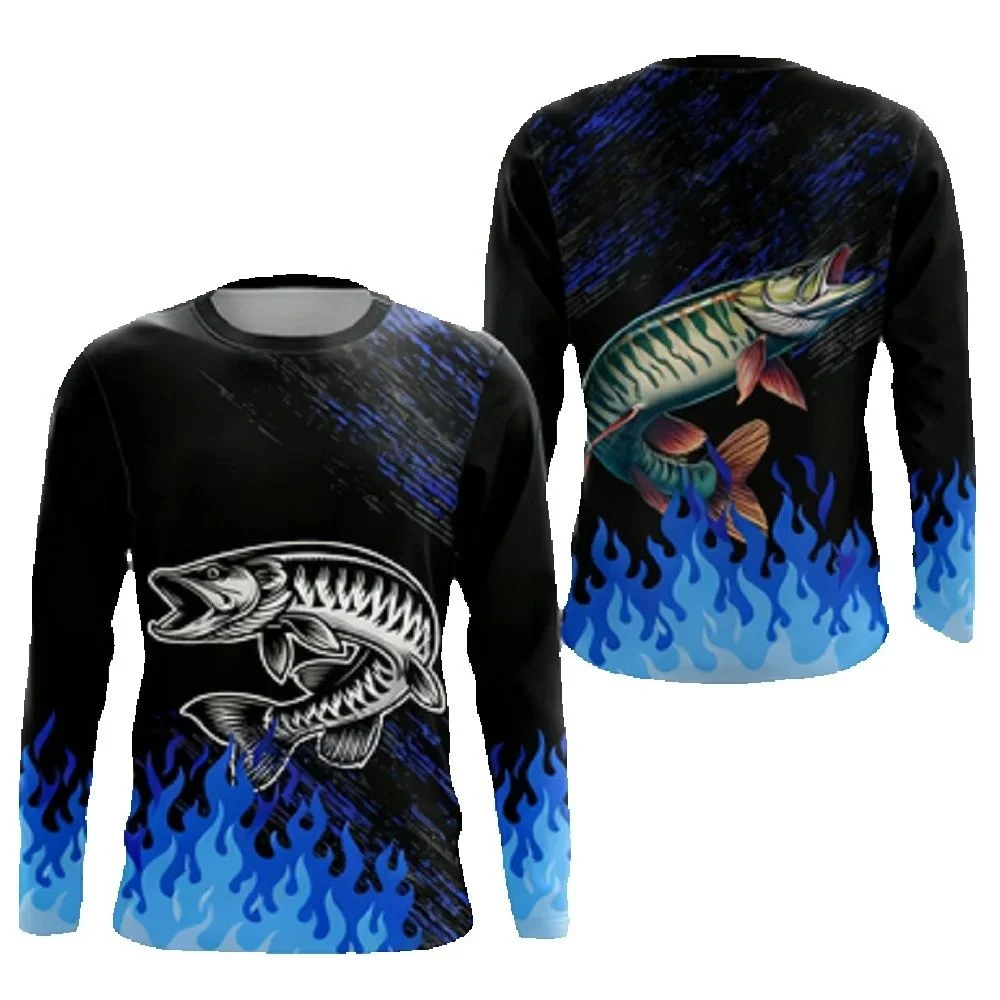 Mens Fishing Shirt Long Sleeve - Outdoor Hunting Prints 评论和价格