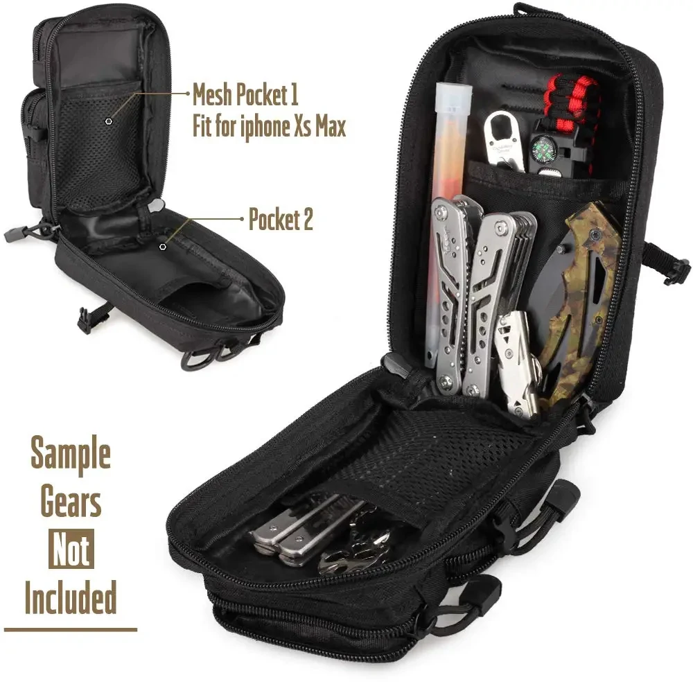 Mini Molle Utility Pouch, EDC  - Outdoor Hunting Gear Storage 评论和价格