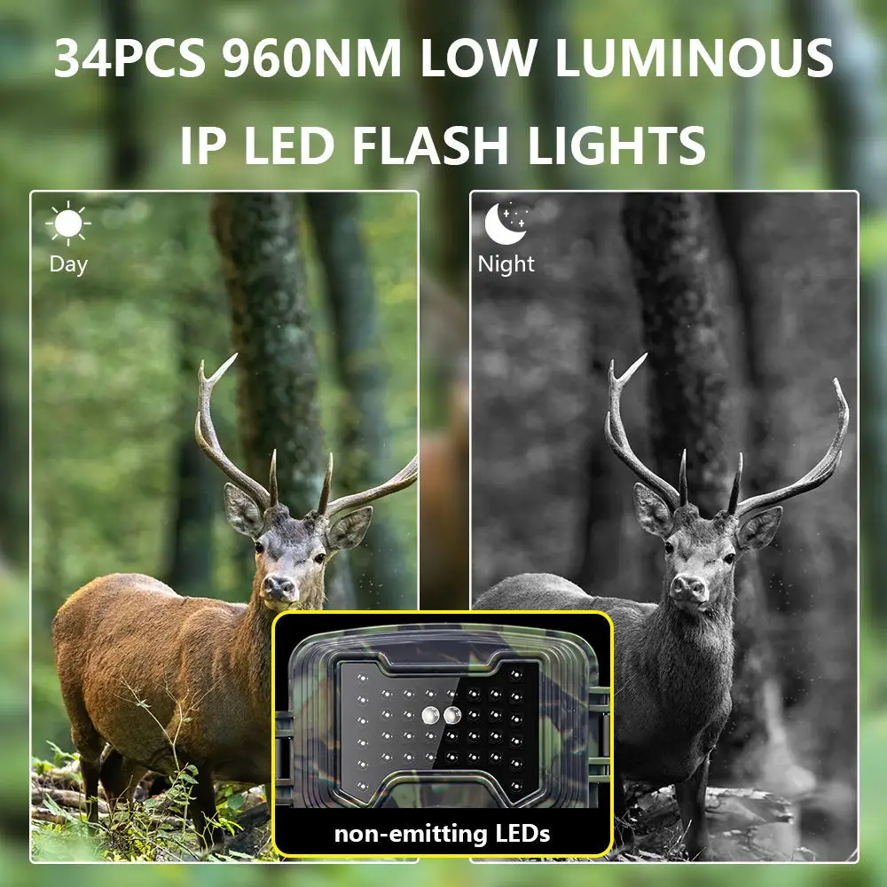 Hunting Trail Camera 36MP 1080 - Trail Camera Infrared 评论和价格